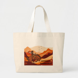 Bolsa Tote Grande Sheridan Rodeo 2025 – Western Tote Bag