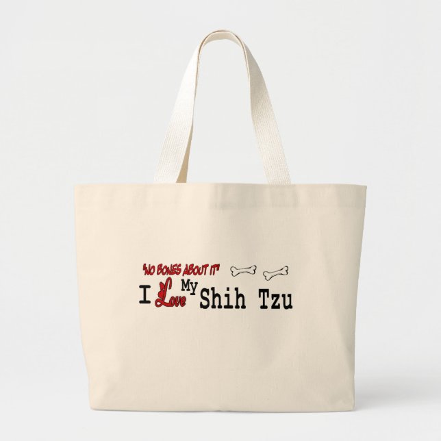 Bolsa Tote Grande Shih Tzu Gifts (Frente)