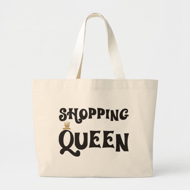 Bolsa Tote Grande shopping queen (Frente)