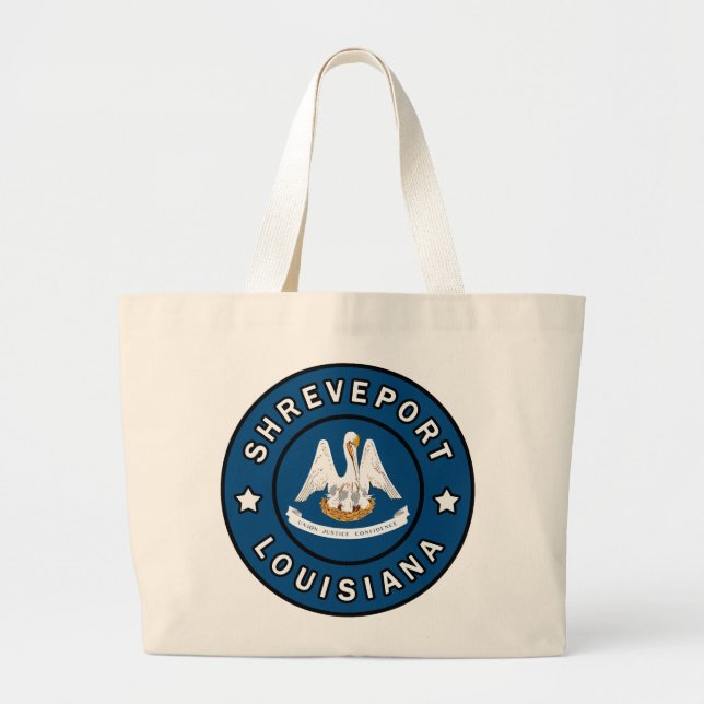 Bolsa Tote Grande Shreveport Louisiana (Frente)