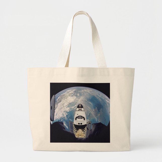 Bolsa Tote Grande Shuttle do Espaço (Frente)