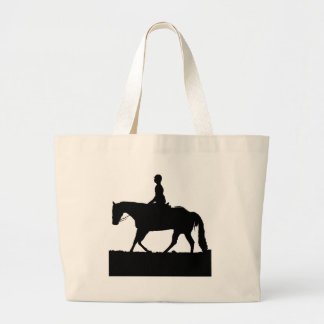 Bolsa Tote Grande Silhouette de Cavalo