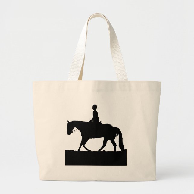 Bolsa Tote Grande Silhouette de Cavalo (Frente)