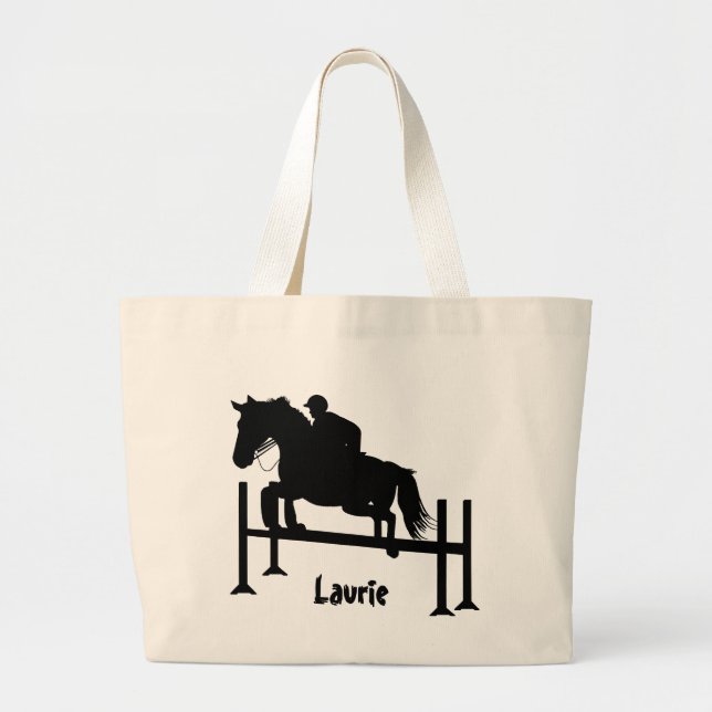 Bolsa Tote Grande Silhouette de Jumper bonito Hunter (Frente)
