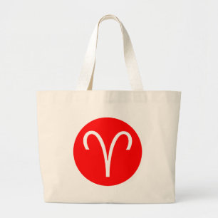 Bolsa Tote Grande Símbolo Aries