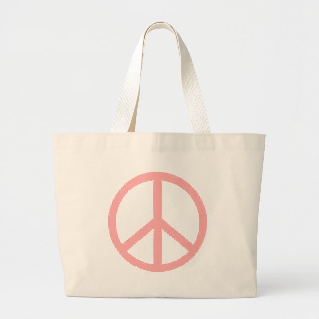 Bolsa Tote Grande símbolo de paz (Frente)