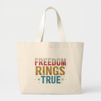 Bolsa Tote Grande Sinais de liberdade