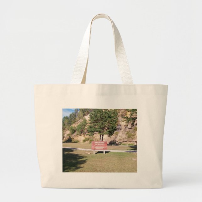 Bolsa Tote Grande Sinal do Lago Stephens (Frente)