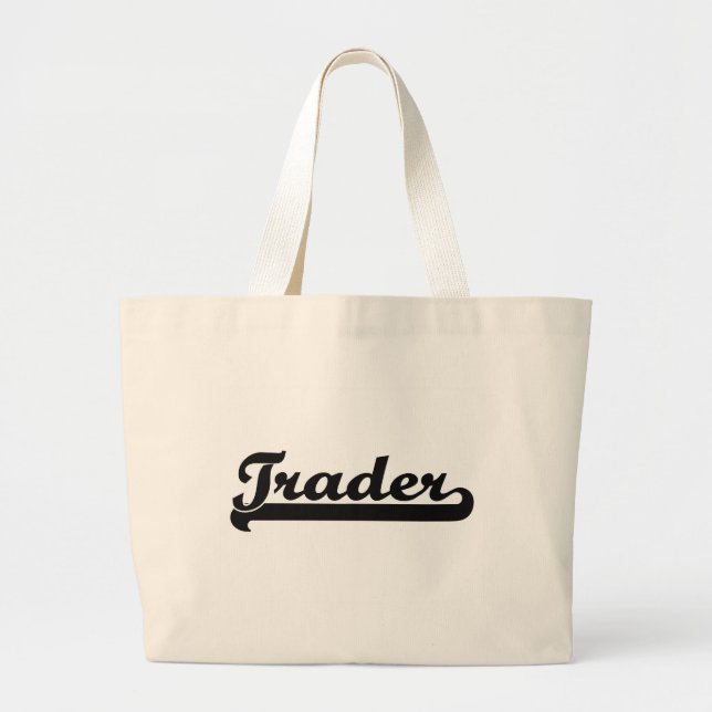 Bolsa Tote Grande Sistema de trabalho clássico do comerciante (Frente)