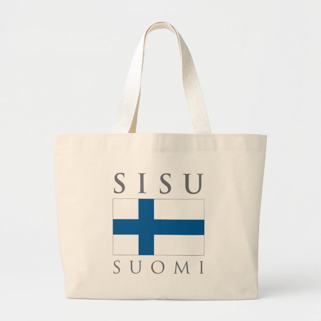 Bolsa Tote Grande Sisu Suomi (Frente)
