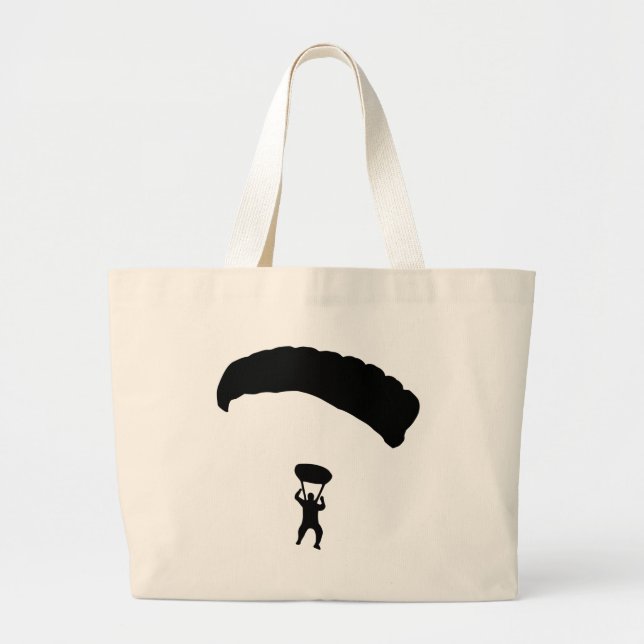 Bolsa Tote Grande Skydiving (Frente)