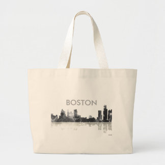 Bolsa Tote Grande SKYLINE de BOSTON MASSACHUSETTS - sacola enorme