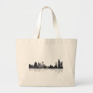 BOLSA TOTE GRANDE SKYLINE DE DETROIT, MICHIGAN