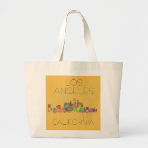 BOLSA TOTE GRANDE SKYLINE DE LOS ANGELES, CALIFÓRNIA