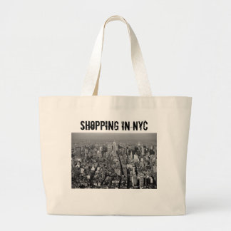 Bolsa Tote Grande Skyline Nova Iorque USA 1987