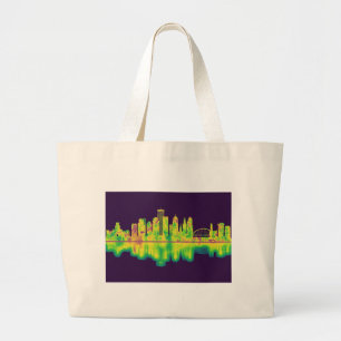 Bolsa Tote Grande Skyline Rochester Nova York