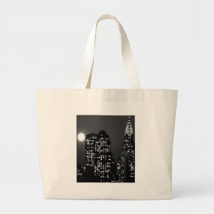Bolsa Tote Grande Skylines de Manhattan