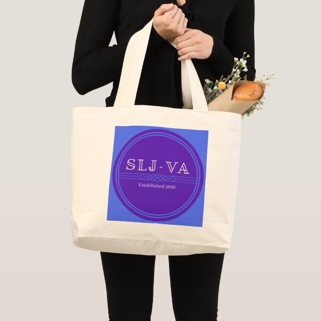 Bolsa Tote Grande SLJ-VA Estabelecido 2016 (Frente (produto))