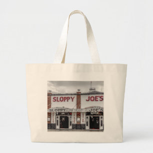 Bolsa Tote Grande Sloppy Joe's Key West Tote Bag