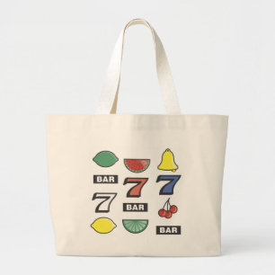 Bolsa Tote Grande Slot Machine Tote Bag