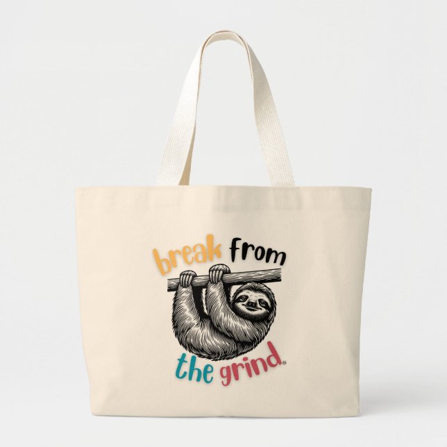 Bolsa Tote Grande Sloth BFTG (Frente)