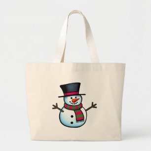 Bolsa Tote Grande Snowman