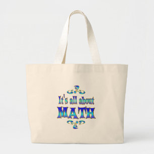 BOLSA TOTE GRANDE SOBRE A MATEMÁTICA