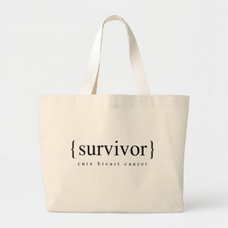Bolsa Tote Grande Sobrevivente do cancro da mama