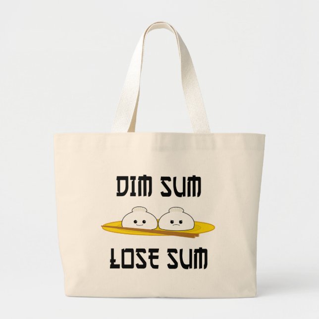 Bolsa Tote Grande Soma do perder de Dim Sum (Frente)