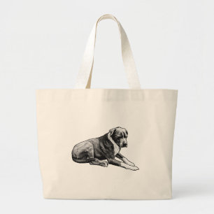Bolsa Tote Grande Sombra Negrita, Reclinado Suave