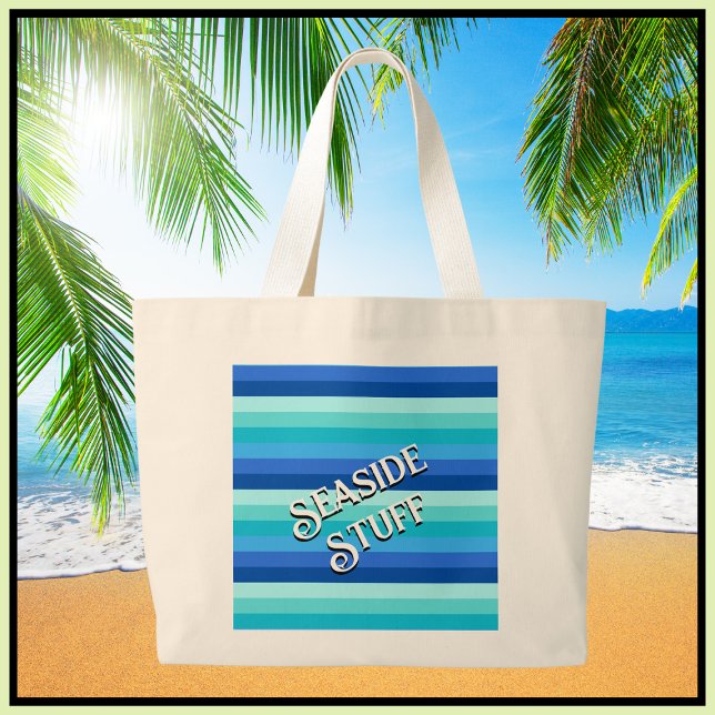 Bolsa Tote Grande Sombreados de Verão, frescos (Criador carregado)