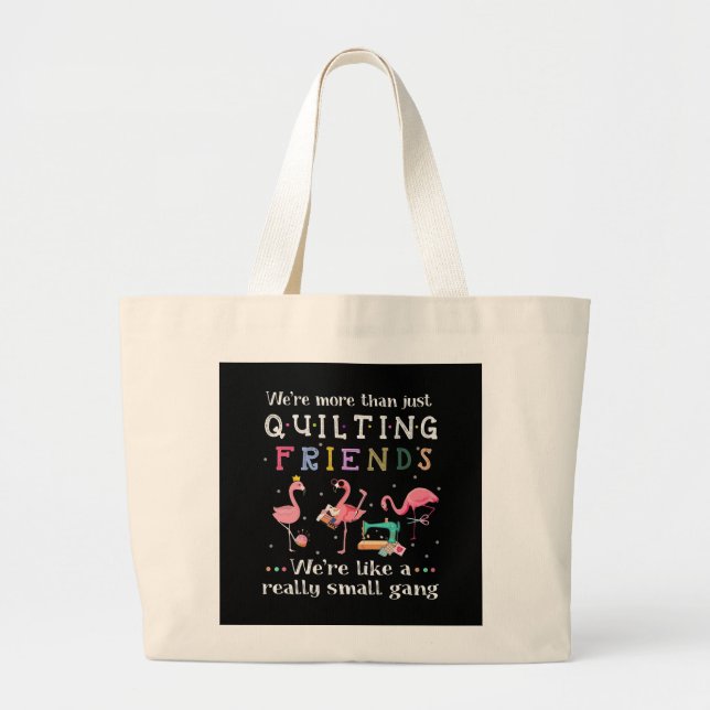 Bolsa Tote Grande Somos mais do que só coibir amigos (Frente)