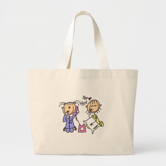 Bolsa Tote Grande Sono sobre meninas no saco do telefone (Frente)