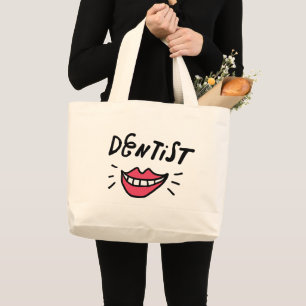 Bolsa Tote Grande Sorriso do dentista