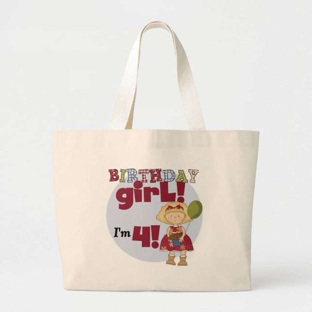 Bolsa Tote Grande Sou 4 t-shirts e presentes (Frente)