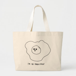 Bolsa Tote Grande Sou tão animado