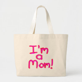 BOLSA TOTE GRANDE SOU UMA MÃE!