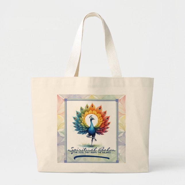 Bolsa Tote Grande Spiritual Balm | Keeps the Balance (Frente)