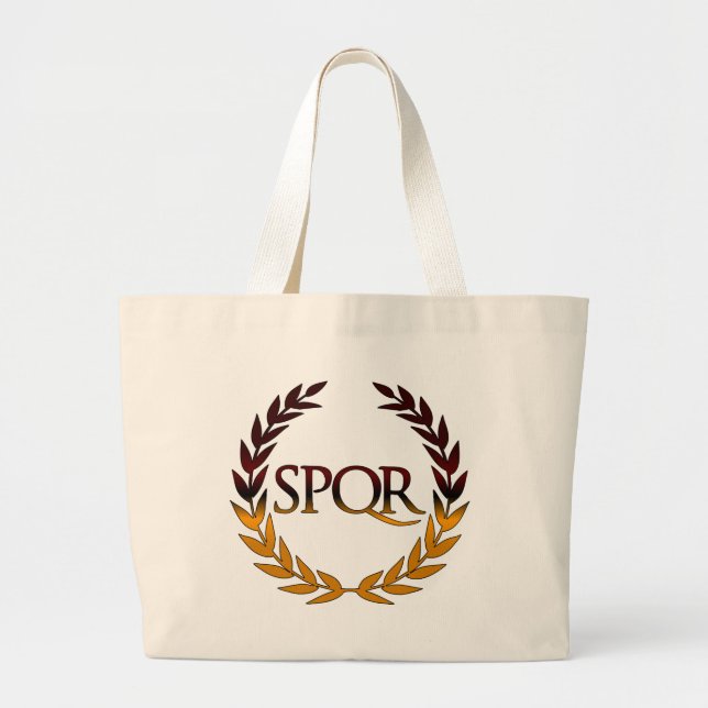 BOLSA TOTE GRANDE SPQR (Frente)