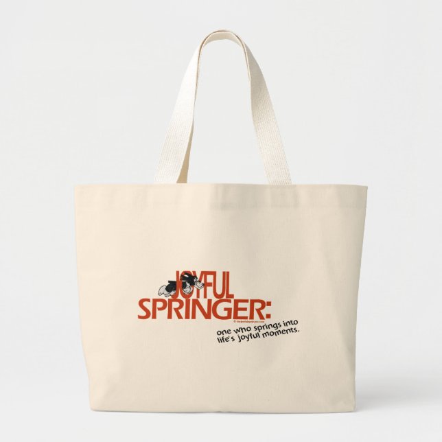 Bolsa Tote Grande Springer alegre definido (Frente)