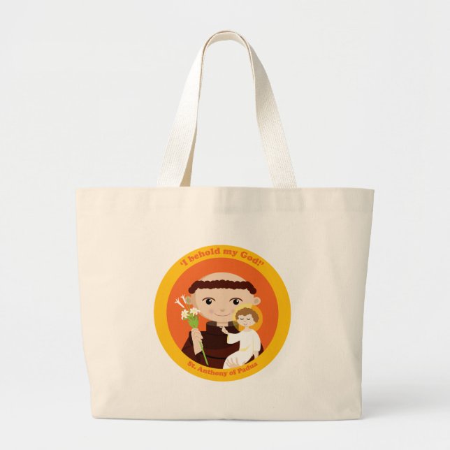 Bolsa Tote Grande St Anthony de Pádua (Frente)