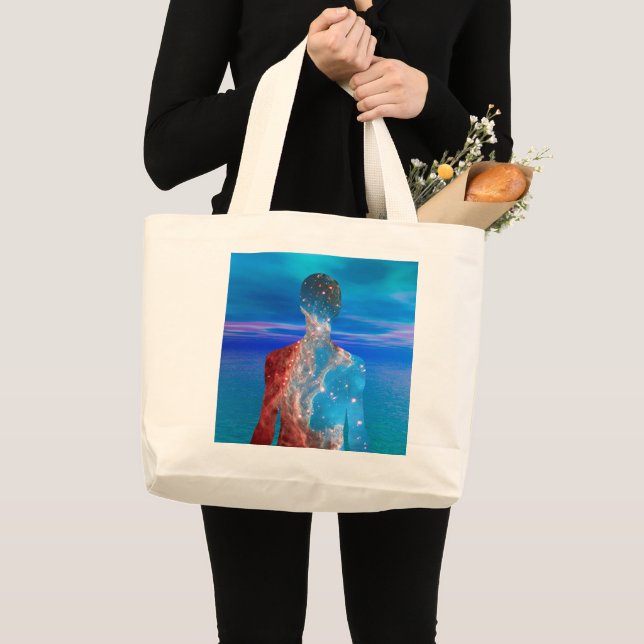 Bolsa Tote Grande Star Man Large Tote Bag (Frente (produto))
