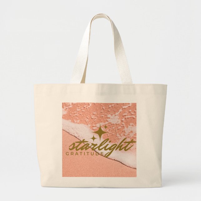 Bolsa Tote Grande starlight gratitude (Frente)
