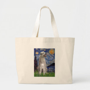 Bolsa Tote Grande Starry Night - Irish Wolfhound