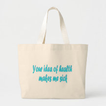 Sua ideia de bolsa grande de saúde