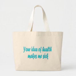 Bolsa Tote Grande Sua ideia de bolsa grande de saúde