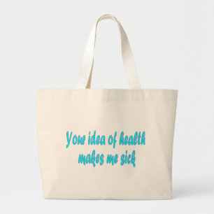 Bolsa Tote Grande Sua ideia de bolsa grande de saúde