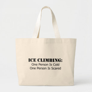 Bolsa Tote Grande Subindo Gelo - Frio, Assustado