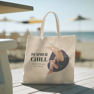 Bolsa Tote Grande Summer Surfer Beach Girl