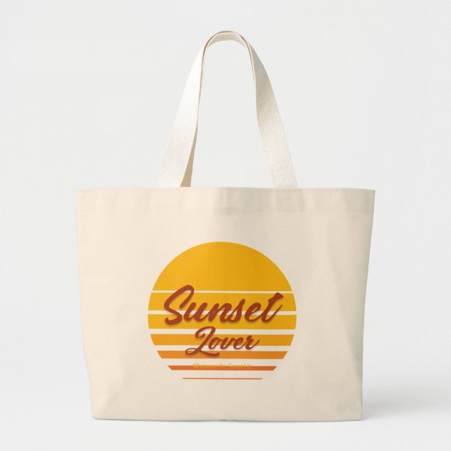 Bolsa Tote Grande Sunset Lover (Frente)